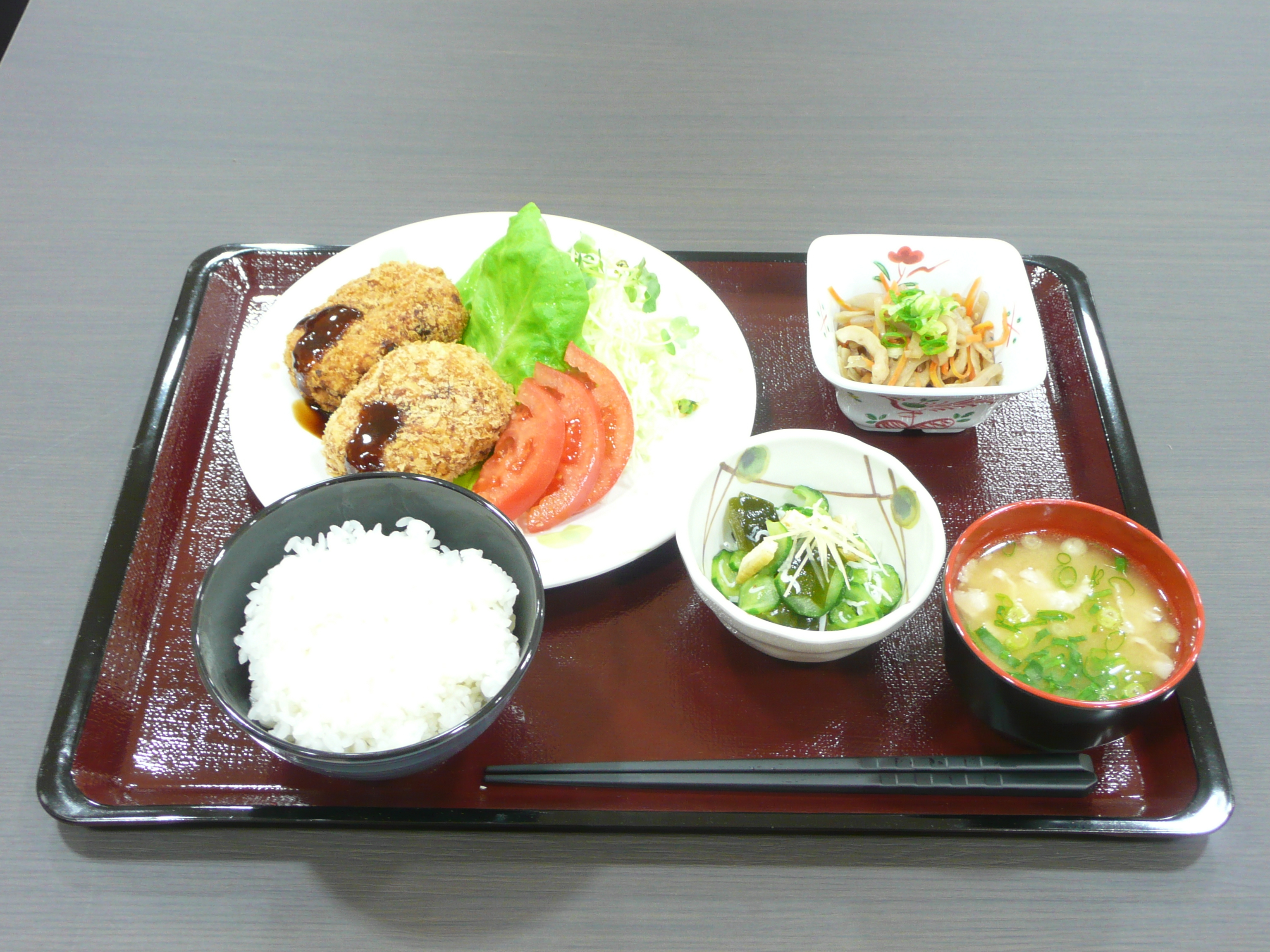 夕食例(コロッケ）